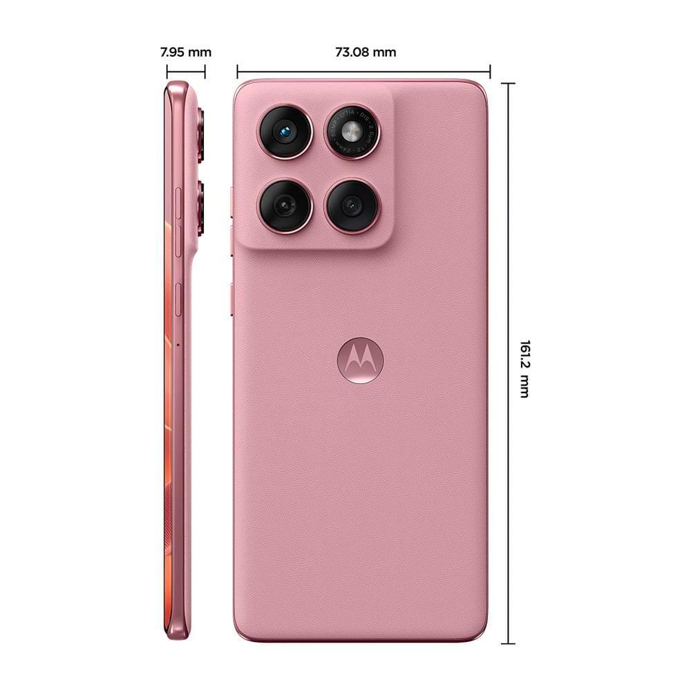 Smartphone Motorola Edge 60 Fusion 5G Rosa 256GB, 8GB RAM, Tela 6,7", Câmera Sony LYTIA 700C 50MP, Gorilla Glass 7i, Dimensity 7300, IP69 e IP68 - 4
