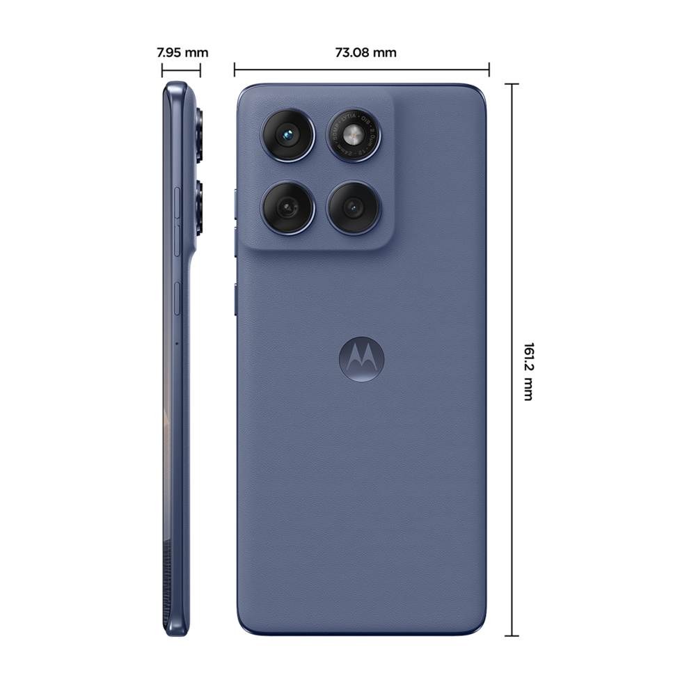 Smartphone Motorola Edge 60 Fusion 5G Cinza 256GB, 8GB RAM, Tela 6,7", Câmera Sony LYTIA 700C 50MP, Gorilla Glass 7i, Dimensity 7300, IP69 e IP68 - 18