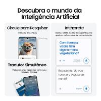 Smartphone Samsung Galaxy S24 FE 5G Cinza 128GB, 8GB RAM, Galaxy AI, Câmera Traseira 50MP, Tela 6.7" 60-120Hz, IP68 e Processador Exynos 2400e - 5