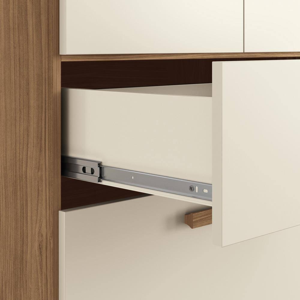 Guarda-Roupa Casal Santos Andirá Curitiba com 8 Portas, 4 Gavetas e 5 Prateleiras – 194,4cm de largura - 7