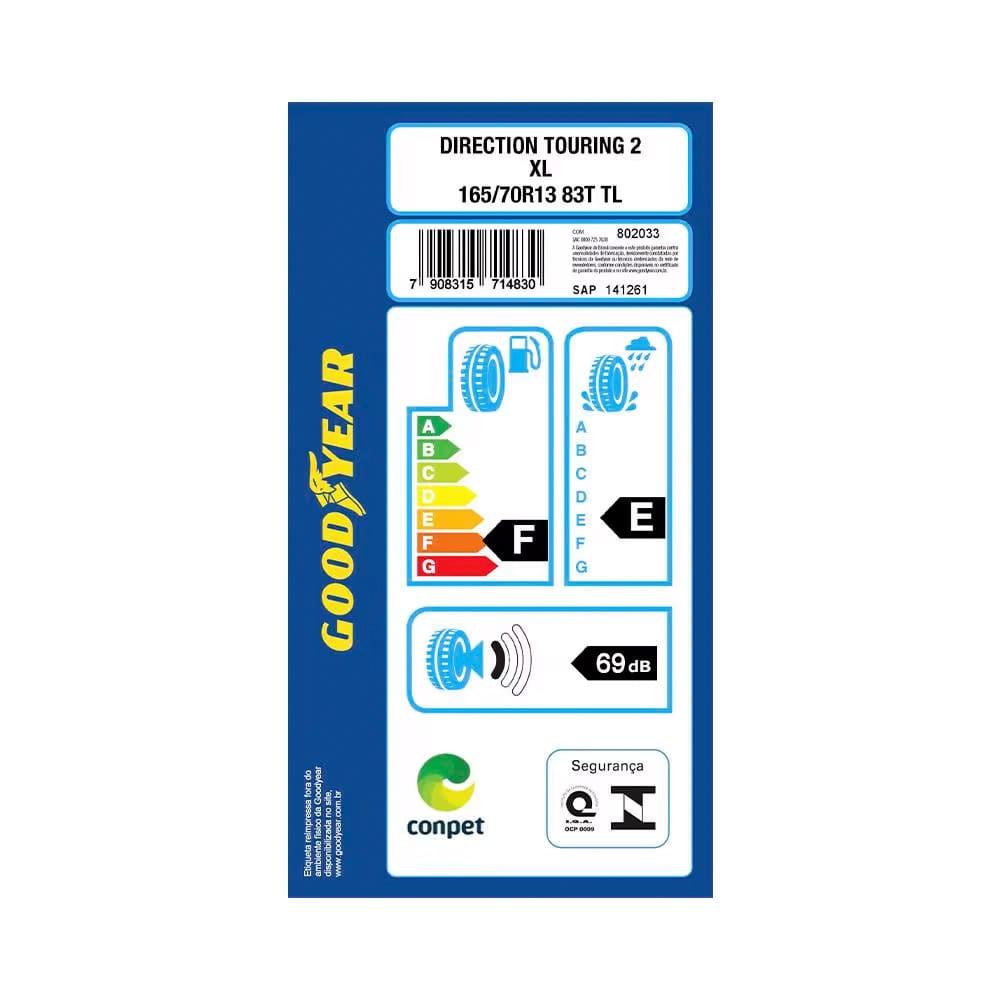 Pneu Aro 13 Goodyear Direction Touring 2 XL 165/70 83T – 4 Unidades - 4