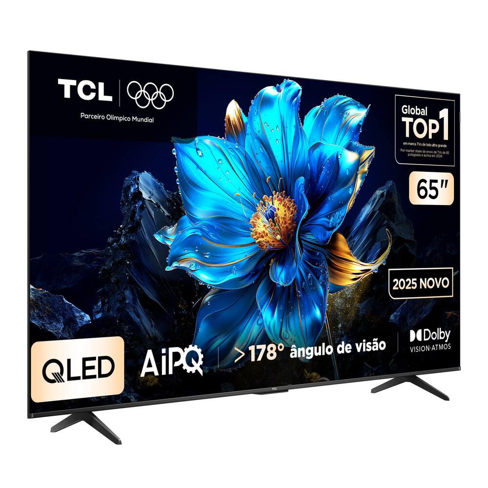 Smart TV 65” TCL QLED 4K Ultra HD 65P7K com Sistema Operacional Google TV, HDR10+, HDMI 2.1, Chromecast built-in, Dolby Vision e Atmos - 11