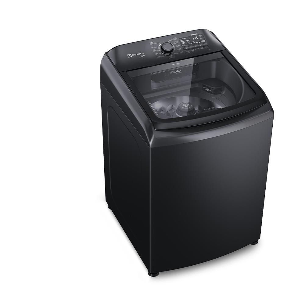 Lavadora de Roupas Electrolux Expert LEB18 18kg com Tecnologia Tripla Filtragem, Jet&Clean e Função Pet Pro - Preta - 1