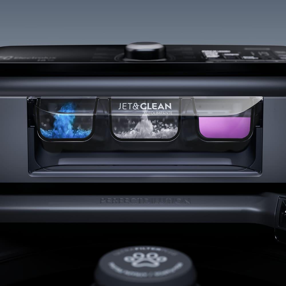 Lavadora de Roupas Electrolux Expert LEB18 18kg com Tecnologia Tripla Filtragem, Jet&Clean e Função Pet Pro - Preta - 7