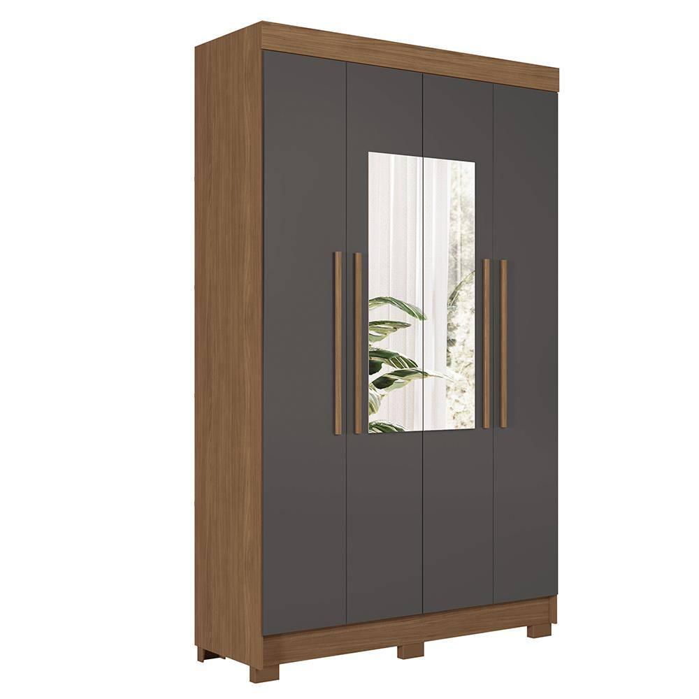 Guarda-Roupa Solteiro Santos Andirá Sarandi com 4 Portas, 2 Gavetas e 4 Prateleiras - 130cm de largura - 2