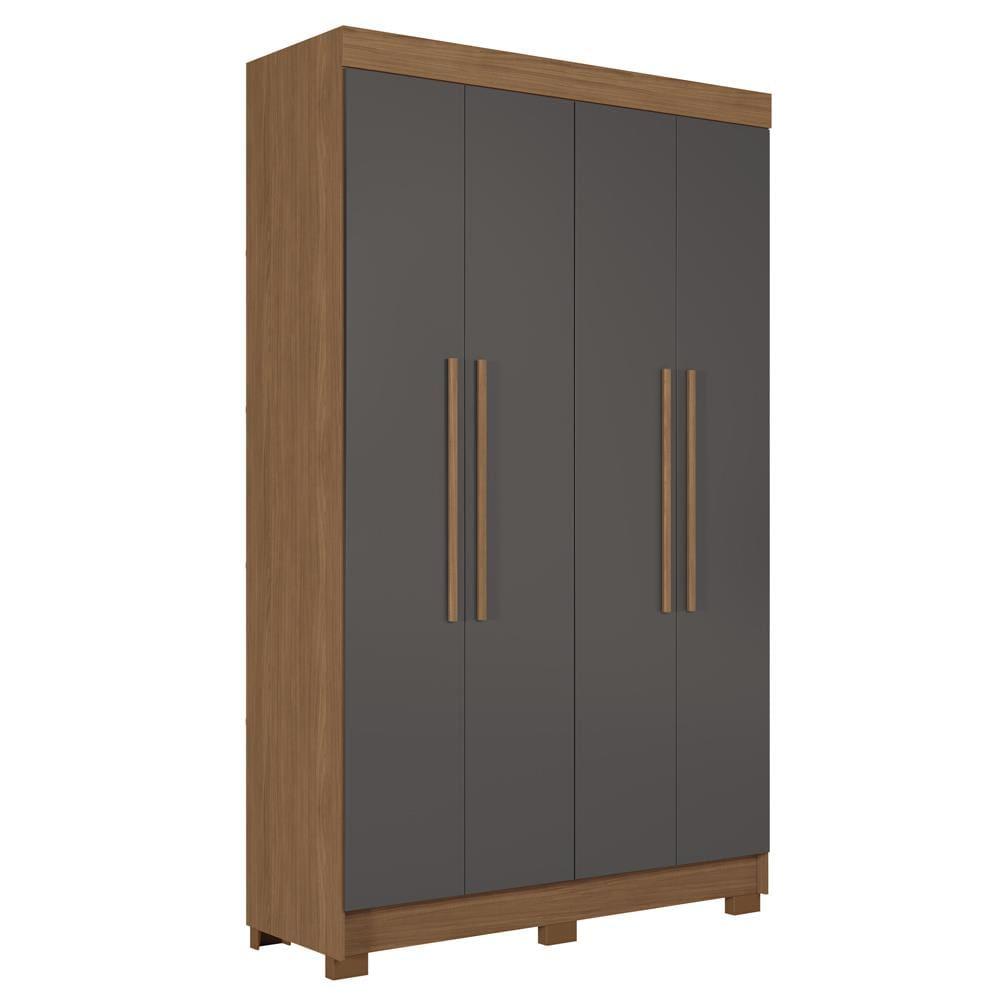 Guarda-Roupa Solteiro Santos Andirá Sarandi com 4 Portas, 2 Gavetas e 4 Prateleiras - 130cm de largura - 3