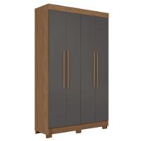 Guarda-Roupa Solteiro Santos Andirá Sarandi com 4 Portas, 2 Gavetas e 4 Prateleiras - 130cm de largura - 3