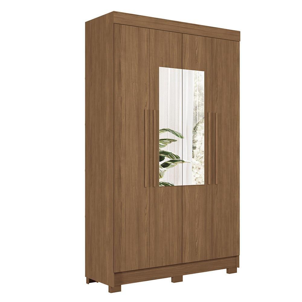 Guarda-Roupa Solteiro Santos Andirá Sarandi com 4 Portas, 2 Gavetas e 4 Prateleiras - 130cm de largura - 2