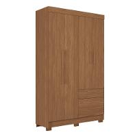 Guarda-Roupa Solteiro Santos Andirá Londrina com 4 Portas, 2 Gavetas e 3 Prateleiras - 130cm de largura - 3