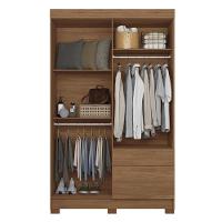 Guarda-Roupa Solteiro Santos Andirá Londrina com 4 Portas, 2 Gavetas e 3 Prateleiras - 130cm de largura