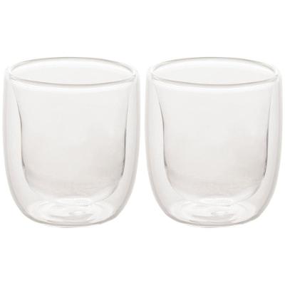 Conjunto de Copos para Café Wolff com Parede Dupla 100 ml - 2 Peças