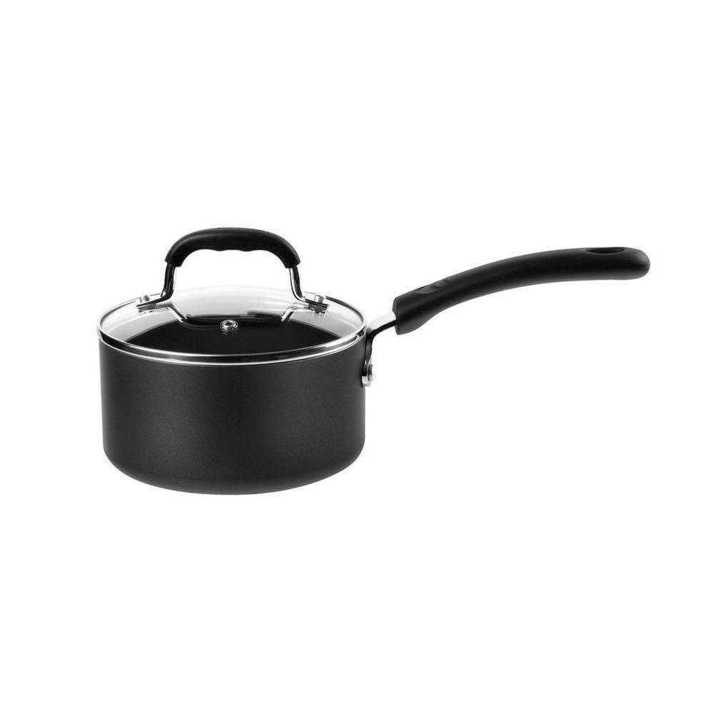 Conjunto de Panelas 6 Peças Tefal Professional Revestimento Antiaderente Titanium e Tampas de Vidro - Preto - 5