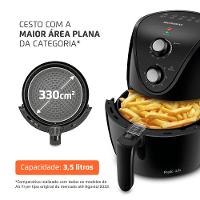 Fritadeira Elétrica Sem Óleo Air Fryer Mondial AF35-BF MK NE 1500W 3,5 Litros - Preta - 2