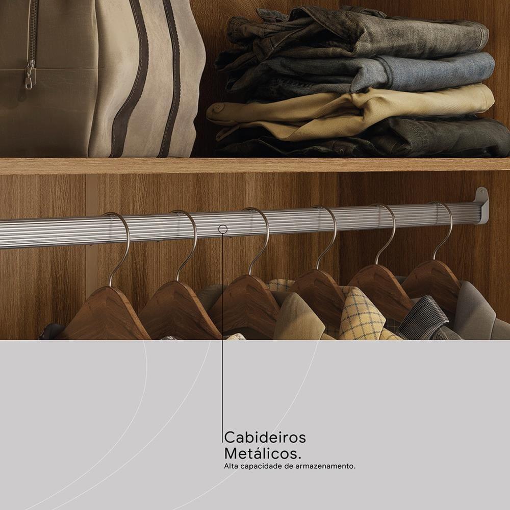 Guarda-Roupa Demóbile Giardino com 6 Portas e 4 Gavetas - 262,2 de largura - 7