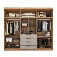 Guarda-Roupa Demóbile Giardino com 6 Portas e 4 Gavetas - 262,2 de largura