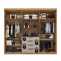 Guarda-Roupa Demóbile Giardino com 6 Portas e 4 Gavetas - 262,2 de largura - 5