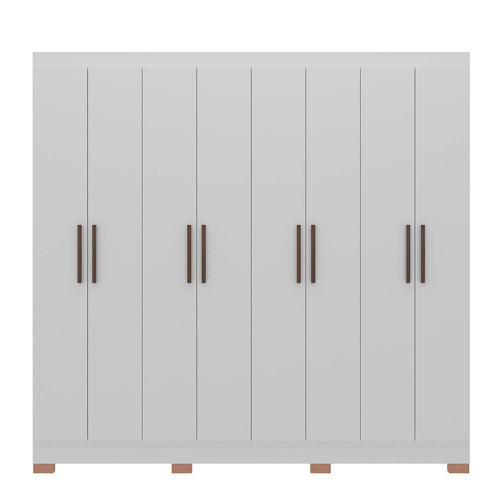 Guarda-Roupa Bartira Porto com 8 Portas e 4 Gavetas - 219,2 de largura - 4