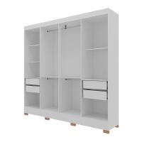 Guarda-Roupa Bartira Porto com 8 Portas e 4 Gavetas - 219,2 de largura - 3
