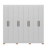 Guarda-Roupa Bartira Porto com 8 Portas e 4 Gavetas - 219,2 de largura