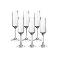 Conjunto de Taças para Champanhe Hauskraft Corvus em Cristal 160 ml - 6 Peças - 1