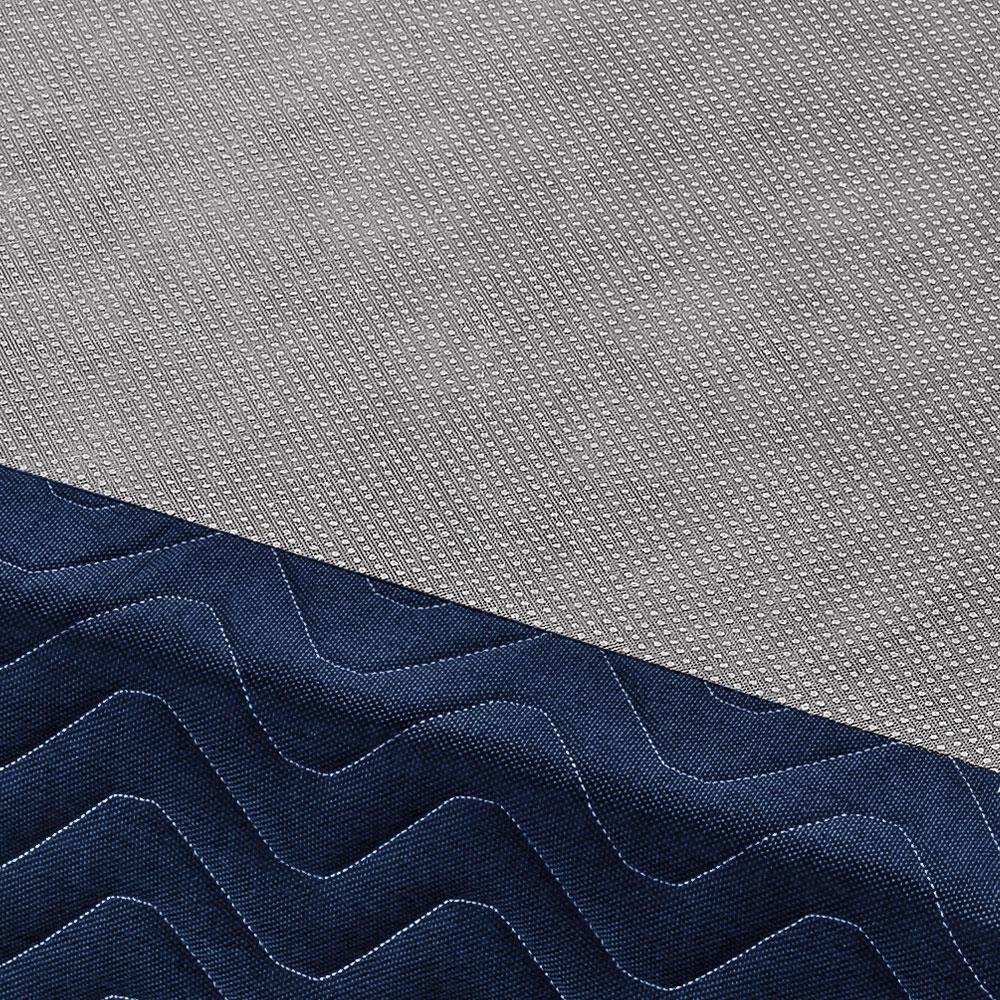 Base Box King Size Americanflex Nero Gel com Revestimento em Tecido Malha 37x193x203cm - Azul - 3