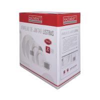 Aparelho de Jantar 20 peças Hauskraft em Porcelana Listras - 3