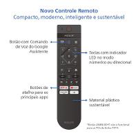 Smart TV LED 86" Ultra HD 4K Philips 86PUG7019/78 com Google TV, Comando de Voz, Wi-Fi, Entradas HDMI e USB - 7