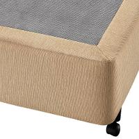 Base Box Queen Size Americanflex Prime com Revestimento em Tecido Bordado 37x158x198cm - Bege - 2