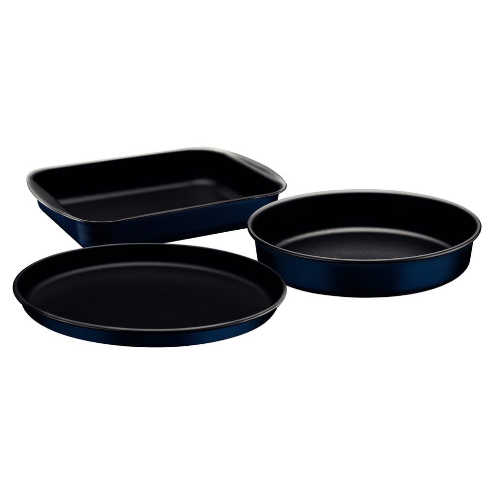 Conjunto de Assadeiras Tramontina Ravena em Alumínio com Revestimento Antiaderente Starflon Max - 3 Peças - 1