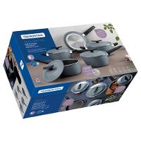 Jogo de Panelas 5 Peças Tramontina Spezia Induction em Alumínio com Revestimento Antiaderente Starflon Excellent - Azul Ardósia - 8