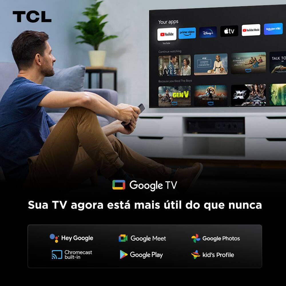 Smart TV TCL 50" 4K QD-Mini Led 50C6KS 60Hz com Sistema Operacional Google TV - 22