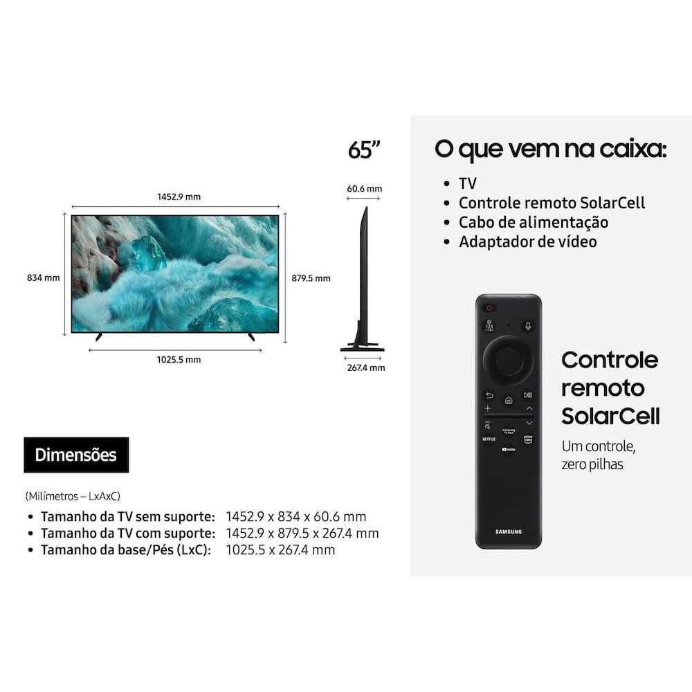 Smart TV Samsung 75” 4K QLED Ultra QN75Q7FAAGXZD Vision AI Xbox Cloud Gaming Controle por Gestos - 20