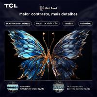 Smart TV TCL 50" 4K QLED UHD 50P7K Google TV 60Hz Processador AiPQ Preta - 8