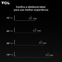 Smart TV TCL 50" 4K QLED UHD 50P7K Google TV 60Hz Processador AiPQ Preta - 17