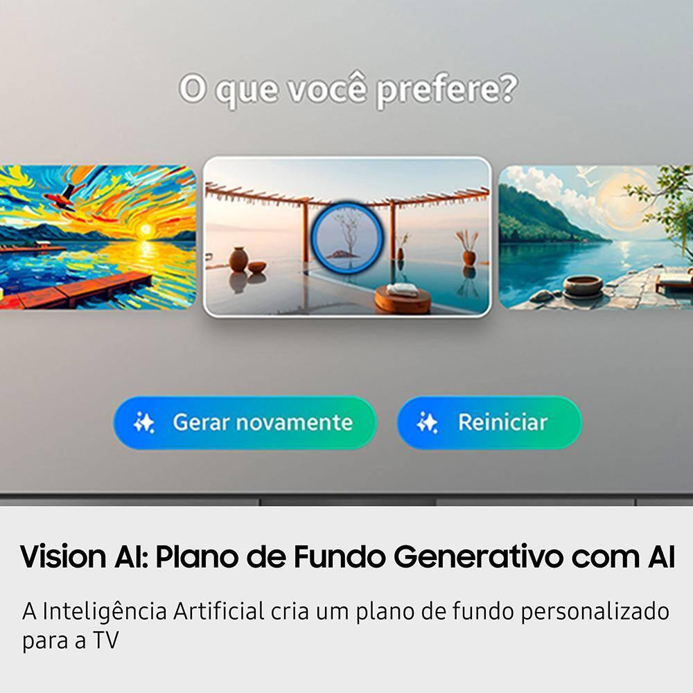 Smart TV Samsung 55” 4K QLED Ultra QN55Q7FAAGXZD Controle por Gestos Processador com AI Xbox Cloud Gaming - 6