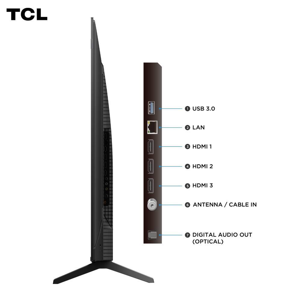 Smart TV 55” TCL 55P7K 4K QLED 60Hz HDR10+ Dolby Atmos Dolby Vision Sistema Operacional Google TV - 18