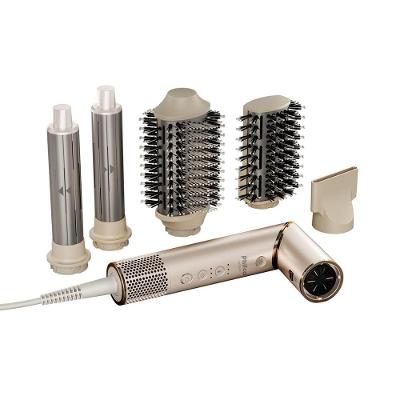 Secador de Cabelos Philco PSC3500 4 em 1 Dobrável Íon Tourmaline 3 Temperaturas + 3 Velocidades 1450W Dourado