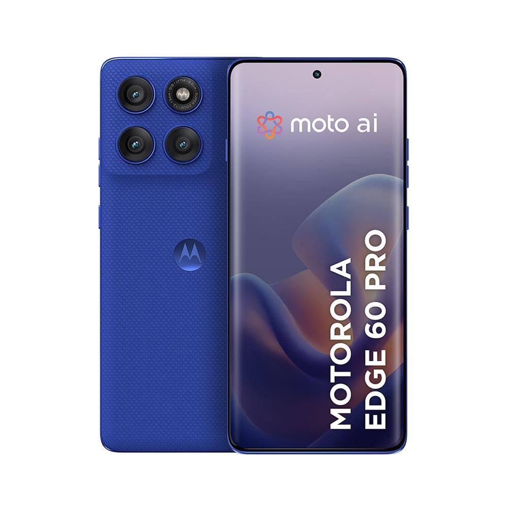 Smartphone Motorola Edge 60 Pro 6.7” 256GB 5G 120Hz pOLED Câmera 50MP Sony LYTIA 700C Azul - 1