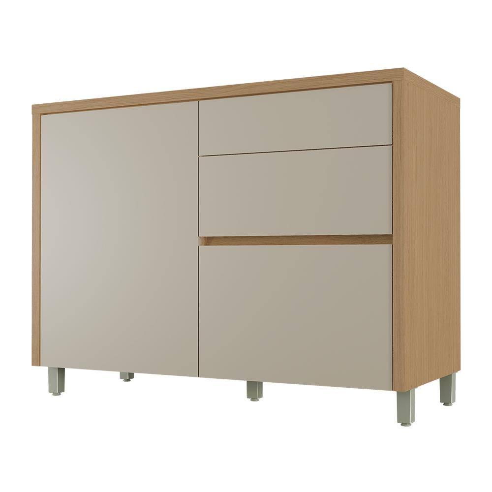 Balcão Nesher Condessa em MDF com 1 Porta e 3 Gavetas - 120cm de largura - 3