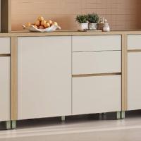 Balcão Nesher Condessa em MDF com 1 Porta e 3 Gavetas - 120cm de largura - 5