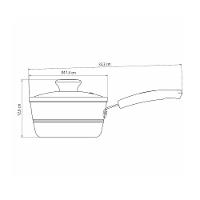 Panela Tramontina Sicília em Alumínio com Revestimento Interno e Externo em Antiaderente Starflon Excellent 16 cm – Vermelha - 4