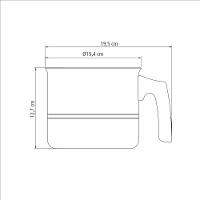Fervedor Tramontina Sicília em Alumínio com Revestimento Interno e Externo em Antiaderente Starflon Excellent Vermelho - 1,9 L - 4