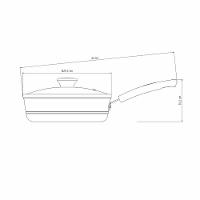 Frigideira Funda Tramontina Sicília em Alumínio com Tampa, Revestimento Interno e Externo em Antiaderente Starflon Excellent Vermelha - 24 cm - 4