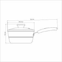 Panela Tramontina Sicília em Alumínio com Revestimento Interno e Externo em Antiaderente Starflon Excellent 18 cm – Vermelha - 3