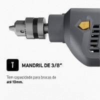 Parafusadeira e Furadeira de Impacto 3/8" (10mm) Wap 700K10 com Acessórios - 7