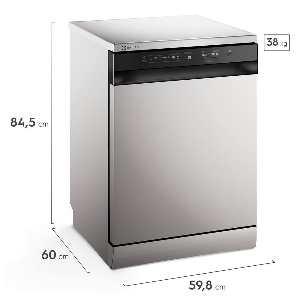Lava-Louças Electrolux LS14E 14 Serviços Lava e Seca Inox - 9