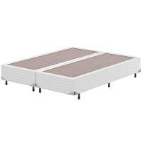 Base Box Queen Size Probel Amsterdã com Revestimento em Tecido Jacquard 38x158x198cm - Branco - 1