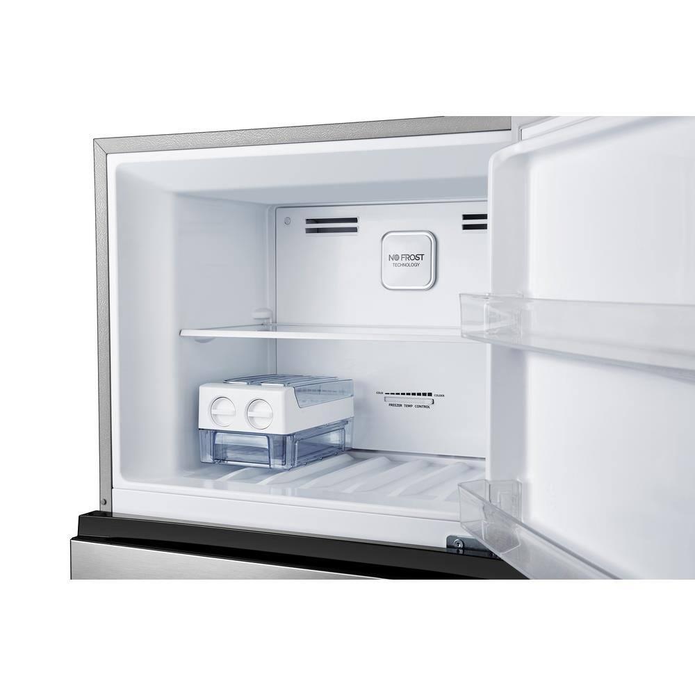 Geladeira Hisense Frost Free 466L Duplex Inverter RT3N461 Portas Planas Prateleiras de Vidro Econômica Inox - 4