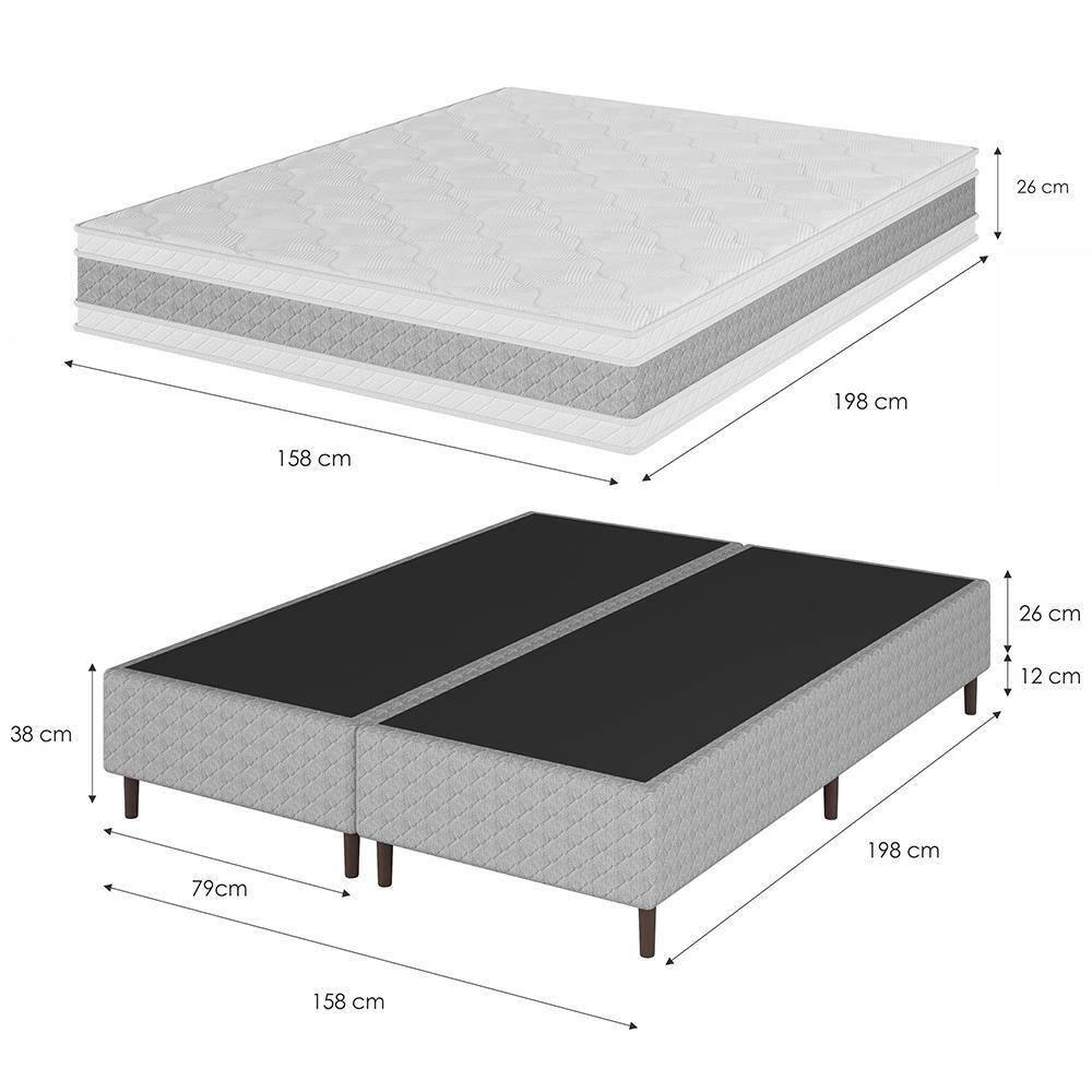 Cama Box Queen Size Umaflex Loreto - 8