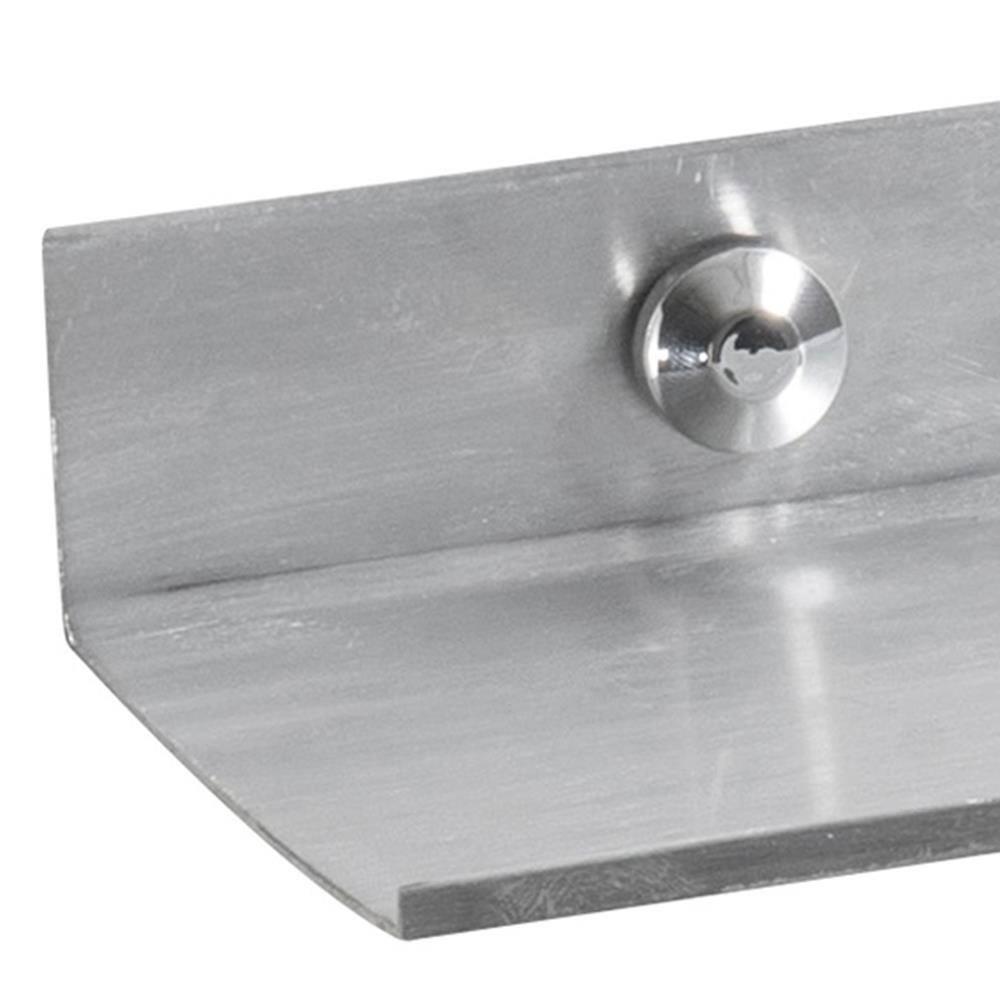 Prateleira Utimil em Alumínio Anodizado Cromado – 50cm - 2